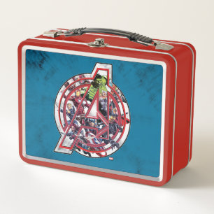Avengers Classics   Avengers Inside Logo Metal Lunch Box