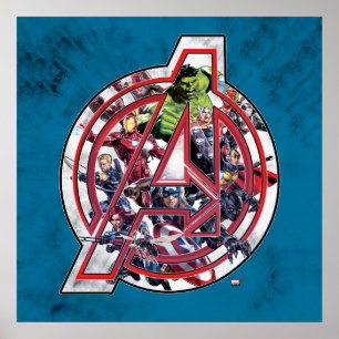 Avengers Classics Avengers Inside Logo Poster