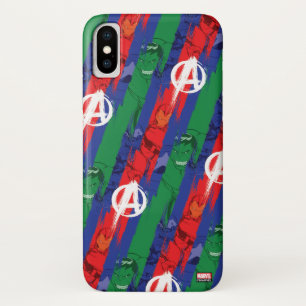 Avengers Classics   Avengers Paint Stripes Pattern Case-Mate iPhone Case