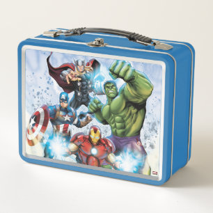 Avengers Classics Avengers Prepared To Attack Metal Lunch Box