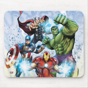 Avengers Classics Avengers Prepared To Attack Mouse Pad