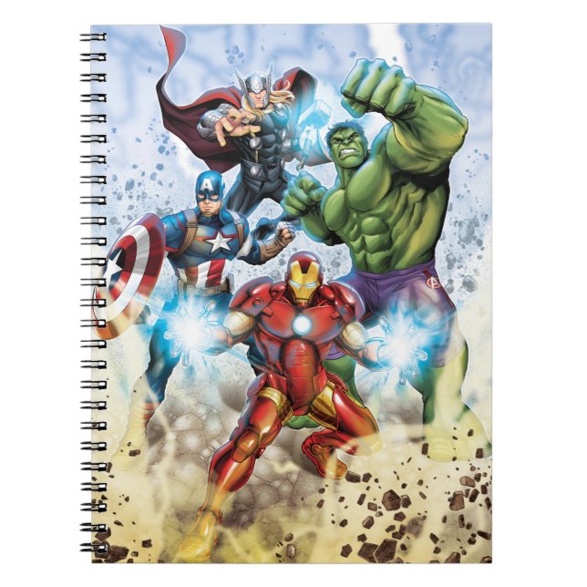 Avengers Classics | Avengers Prepared To Attack Notebook (Front)