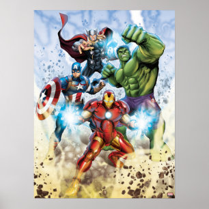 Avengers Classics   Avengers Prepared To Attack Poster