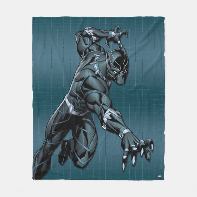 Avengers Classics | Black Panther Claw Attack Fleece Blanket (Front)