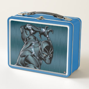 Avengers Classics   Black Panther Claw Attack Metal Lunch Box