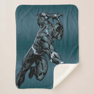 Avengers Classics   Black Panther Claw Attack Sherpa Blanket
