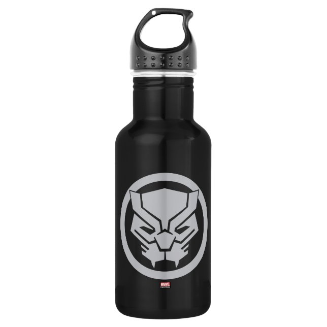 Avengers Classics | Black Panther Icon 532 Ml Water Bottle (Front)