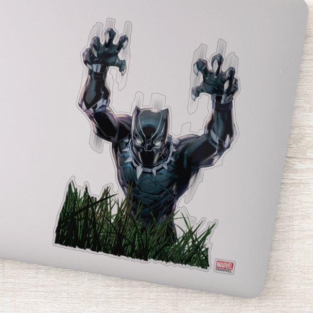 Avengers Classics | Black Panther In Tall Grass (Detail)