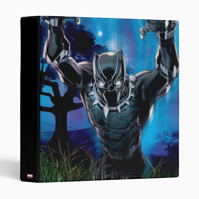 Avengers Classics | Black Panther In Tall Grass Binder (Front/Spine)