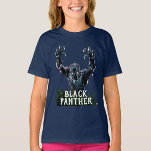 Avengers Classics   Black Panther In Tall Grass T-Shirt