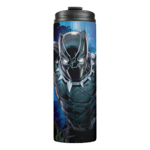Avengers Classics   Black Panther In Tall Grass Thermal Tumbler