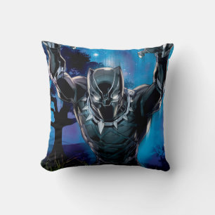 Avengers Classics   Black Panther In Tall Grass Throw Pillow