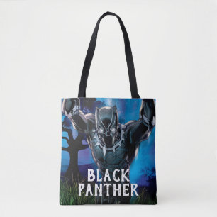 Avengers Classics Black Panther In Tall Grass Tote Bag