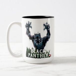 Avengers Classics Black Panther In Tall Grass Two-Tone Coffee Mug