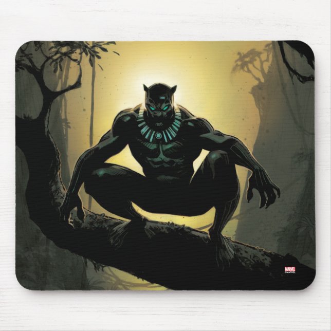 Avengers Classics | Black Panther In Tree Mouse Pad (Front)