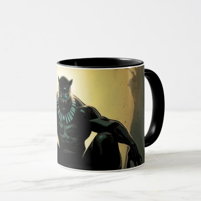 Avengers Classics | Black Panther In Tree Mug (Front Right)