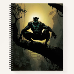 Avengers Classics   Black Panther In Tree Notebook
