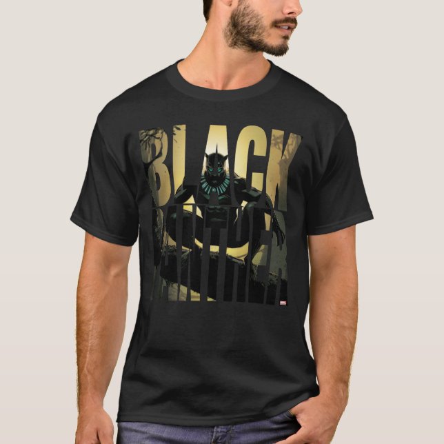 Avengers Classics | Black Panther In Tree T-Shirt (Front)