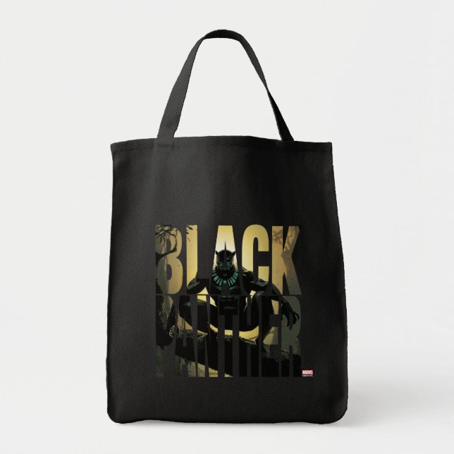 Avengers Classics | Black Panther In Tree Tote Bag (Front)