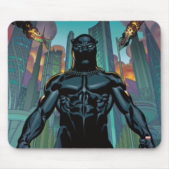 Avengers Classics | Black Panther In Wakanda Mouse Pad (Front)