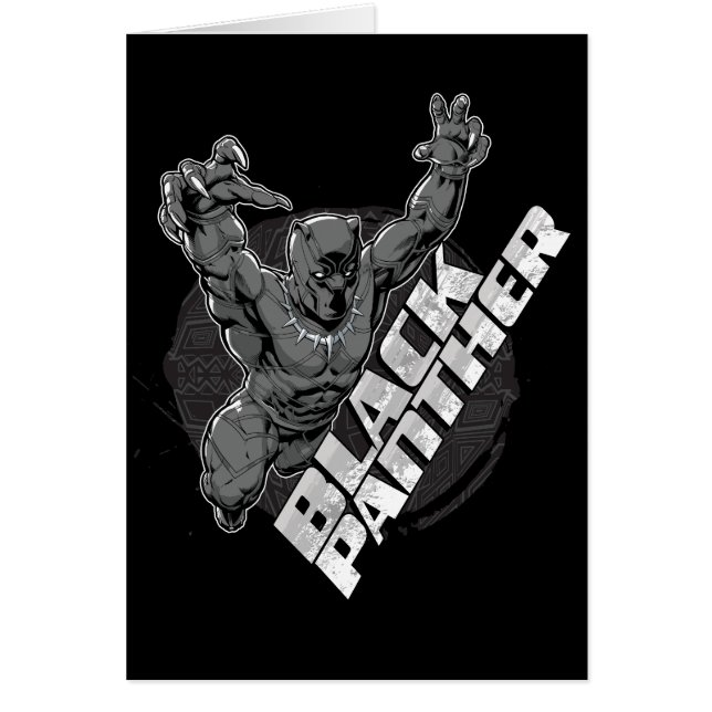 Avengers Classics | Black Panther Leap Badge (Front)