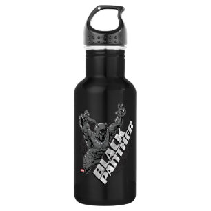 Avengers Classics   Black Panther Leap Badge 532 Ml Water Bottle