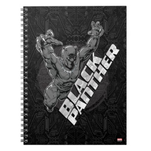 Avengers Classics   Black Panther Leap Badge Notebook