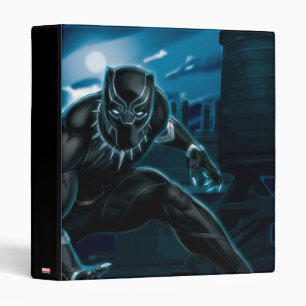 Avengers Classics Black Panther On Rooftop Binder