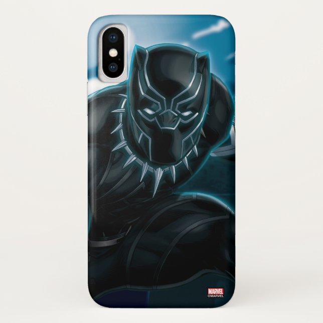 Avengers Classics | Black Panther On Rooftop Case-Mate iPhone Case (Back)