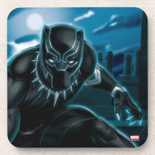 Avengers Classics   Black Panther On Rooftop Coaster