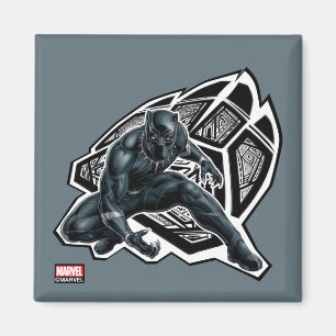 Avengers Classics   Black Panther Paw Badge Magnet