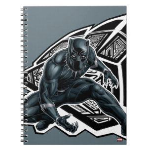 Avengers Classics   Black Panther Paw Badge Notebook