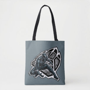 Avengers Classics Black Panther Paw Badge Tote Bag
