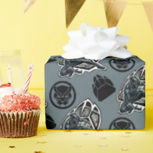 Avengers Classics   Black Panther Paw Badge Wrapping Paper