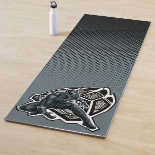 Avengers Classics Black Panther Paw Badge Yoga Mat