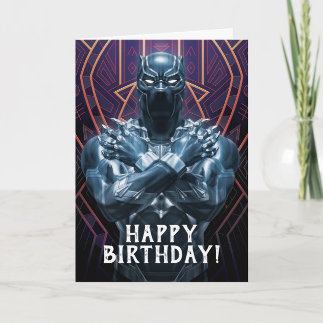 Avengers Classics | Black Panther Salute Card (Front)