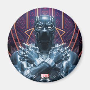 Avengers Classics   Black Panther Salute Magnet