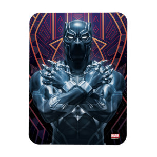 Avengers Classics   Black Panther Salute Magnet