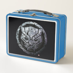 Avengers Classics   Black Panther Stone Emblem Metal Lunch Box