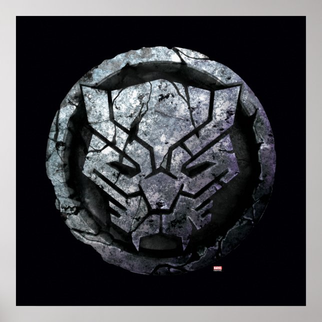 Avengers Classics | Black Panther Stone Emblem Poster (Front)