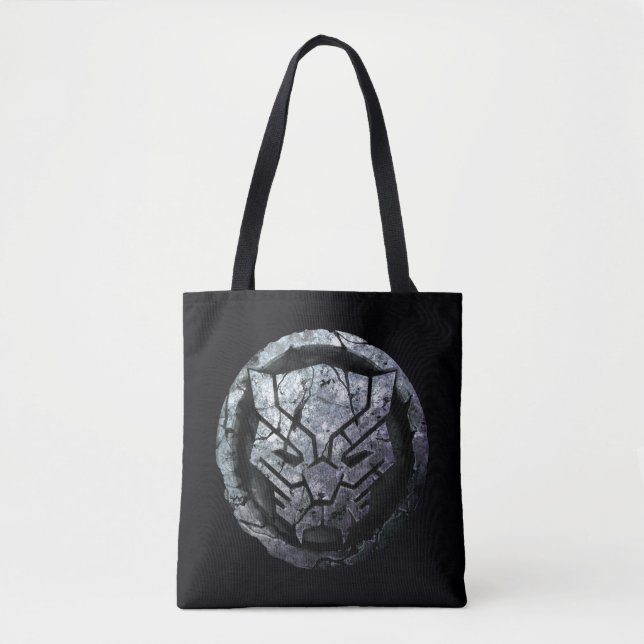 Avengers Classics | Black Panther Stone Emblem Tote Bag (Front)
