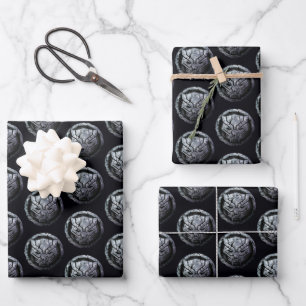 Avengers Classics Black Panther Stone Emblem Wrapping Paper Sheet