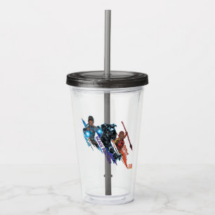 Avengers Classics   Black Panther Team Up Acrylic Tumbler