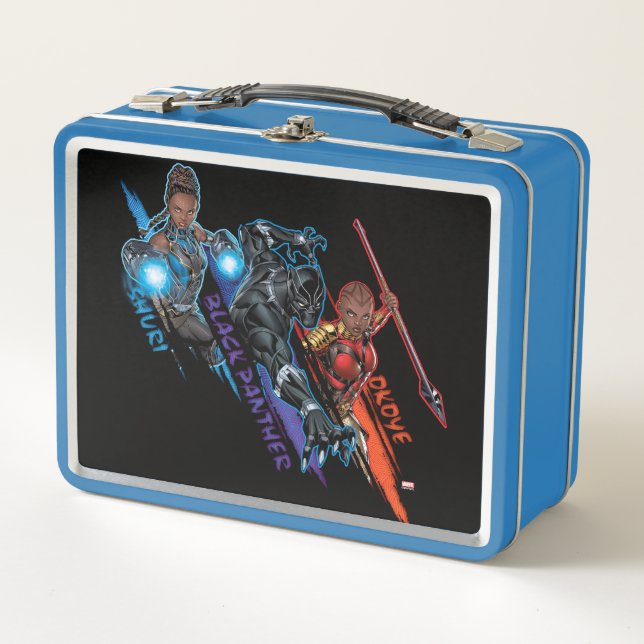 Avengers Classics | Black Panther Team Up Metal Lunch Box (Front)