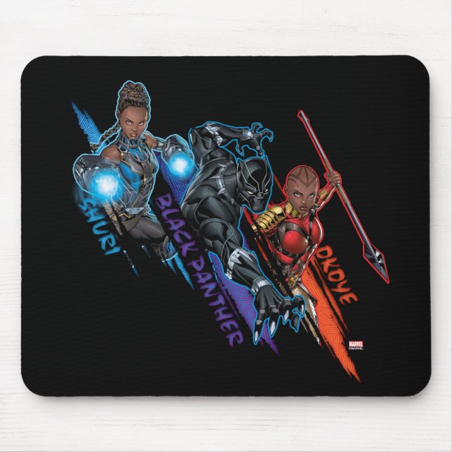 Avengers Classics | Black Panther Team Up Mouse Pad (Front)