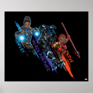 Avengers Classics Black Panther Team Up Poster
