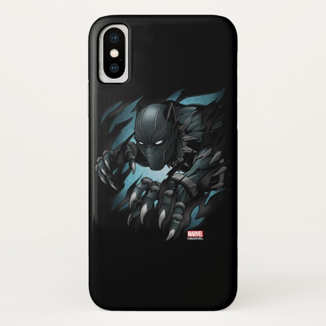 Avengers Classics | Black Panther Tearing Through Case-Mate iPhone Case (Back)