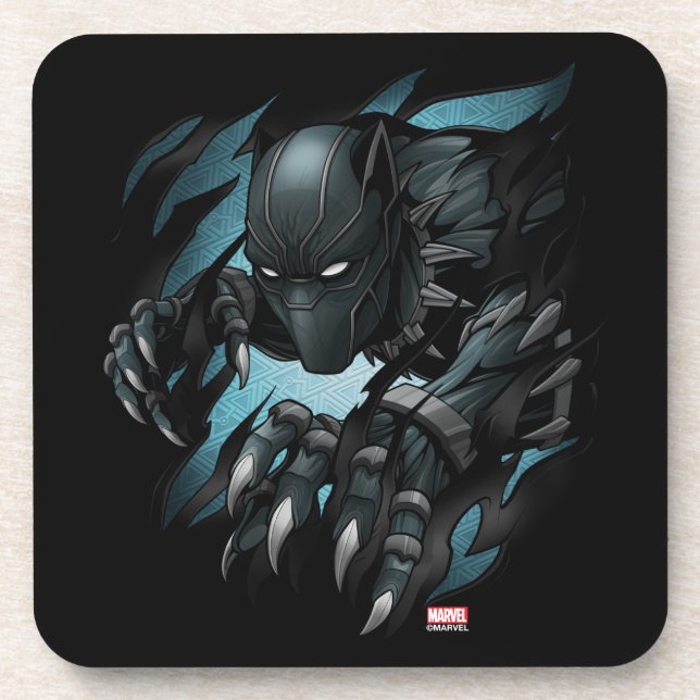 Avengers Classics | Black Panther Tearing Through Coaster (Front)