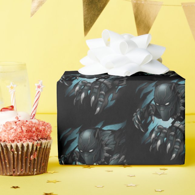 Avengers Classics | Black Panther Tearing Through Wrapping Paper (Birthday Party)