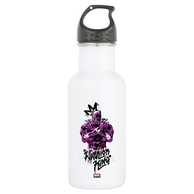 Avengers Classics | Black Panther Warrior King 532 Ml Water Bottle (Front)